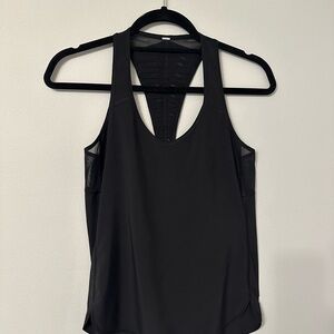 lululemon athletica Black Mesh Tank Top